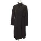 ショッピングサンヨー サンヨーコート SANYO COAT トレンチコート ロング スタンドカラー 9 茶 ブラウン レディース