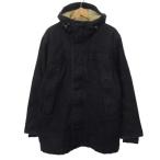 ティンバーランド Timberland コート ダック地 裏ボア ロング M 黒 メンズ