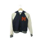 レトロガール RETRO GIRL ジャケット ブルゾン 長袖 総裏地 フード ワンポイント M 紺 ネイビー /TK15 レディース【中古】【ベクトル 古着】