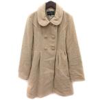 ミッシュマッシュ MISCH MASCH ステンカラーコート ダブル ミドル丈 38 ベージュ /KB レディース