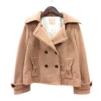  crawler crolla pea coat pea coat total lining wool 38 beige /MN lady's 