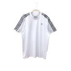  Adidas adidas спорт одежда футболка cut and sewn переключатель сетка линия короткий рукав M белый белый /YK мужской 