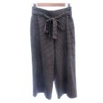 Zara to черновой . look ZARA Trafaluc гаучо брюки широкий легкий тысяч птица .. талия Mark XS чай Brown /AU женский 