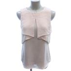ショッピングzara ザラ ベーシック ZARA BASIC シャツ ブラウス ノースリーブ XS ベージュ /AU レディース