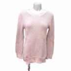  Snidel SNIDEL вязаный свитер V шея разрез длинный рукав F розовый /YK женский 