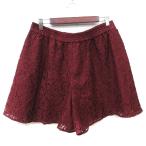  Payton Place PEYTON PLACE брюки юбка-брюки общий гонки 15B XXL красный бордо /YI женский 