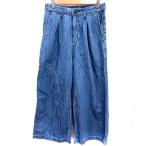  Something something брюки Denim джинсы Wide Long S индиго /RT женский 