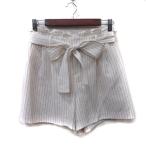  Apuweiser-riche Apuweiser-riche брюки юбка-брюки полоса 2 M белый "теплый" белый /YI женский 