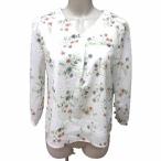  Misch Masch MISCH MASCH блуза V шея цветочный принт 7 минут рукав 3 M белый белый /YK женский 