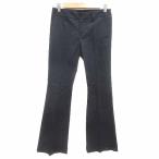  Ined INED flare pants Buggy слаксы 7 чёрный черный /YK женский 