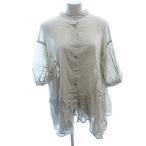  не использовался товар ребра LaQ Libra Cue туника рубашка блуза no color 7 минут рукав F хаки зеленый зеленый /AU женский 