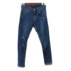  American Rag Cie AMERICAN RAG CIE обтягивающий брюки Denim джинсы повреждение обработка 00 темно-синий темно-синий /YI женский 