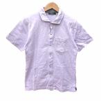  Takeo Kikuchi TAKEO KIKUCHI INTERMEDIATE ZONE TYPE рубашка-поло cut and sewn короткий рукав M фиолетовый light purple /YK мужской 