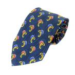  maru kova Len tsaMarco Valenza галстук широкий галстук общий рисунок шелк шелк темно-синий темно-синий /MN *RY мужской 