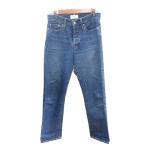 B&amp;Y United Arrows BEAUTY&amp;YOUTH красота &amp; Youth DENIM Denim брюки джинсы конический кнопка fly M синий голубой /AU