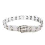  No-brand ремень двойной петелька PVC прозрачный /MN *RY женский 