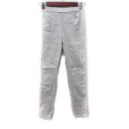  Via z Lee BEARDSLEY канава .rudaga Ran te обтягивающий брюки лен linen0 XS бежевый /YI женский 