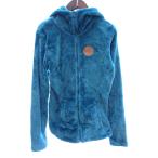 ロキシー ROXY ボアパーカー ジップアップ 長袖 水色 ライトブルー /AU レディース