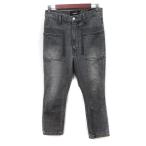  Zucca zucca конические брюки высокий талия цвет Denim повреждение обработка S чёрный черный /YI мужской 