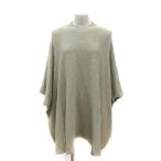  Urban Research URBAN RESEARCH item zITEMS вязаный туника с высоким воротником do Ла Манш рукав длинный рукав F хаки /MS женский 