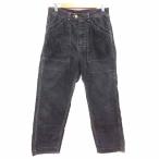 a-ruene-enRNA-N конические брюки вельвет кнопка down шерсть M подпалина чай темно-коричневый /YK мужской 