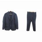 duklaseDoCLASSE костюм выставить tailored jacket слаксы брюки L темно-синий темно-синий /YK мужской 