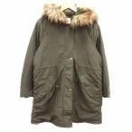  не использовался товар Ray Cassin Ray cassin Mod's Coat с хлопком Zip выше искусственный мех общий подкладка F зеленый хаки /YK женский 