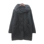  Talbots TALBOTS с хлопком пальто стеганое полотно общий подкладка XL чёрный черный /MS женский 