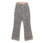  не использовался товар Sly SLY распорка брюки леопардовый рисунок Leopard 0 XS белый белый чёрный черный /MN женский 