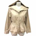 f направляющие du Carina FLEUR DE KALINA жакет Parker pe слива Zip выше длинный рукав F бежевый /YK женский 