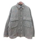  Ciaopanic CIAOPANIC с хлопком жакет общий подкладка Glenn проверка M серый /MN мужской 