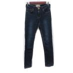 si- seven чай nC17 обтягивающий брюки Denim джинсы повреждение обработка 26 темно-синий темно-синий /YI женский 