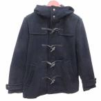  Nano Universe nano universe полупальто "даффл коут" общий подкладка капот S темно-синий темно-синий /YK мужской 