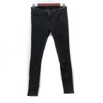  Moussy MOUSSY обтягивающий брюки 26 чёрный черный /YI женский 