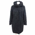 dana Париж DANAPARIS с хлопком пальто объем цвет общий подкладка 42 XL чёрный черный /YK женский 