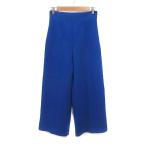 ショッピングzara ザラ ZARA ワイドパンツ ハイウエスト XS 青 ブルー /MS レディース