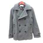  Hare HARE Пальто Честерфилд двойной общий подкладка шерсть M серый /MN мужской 