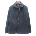  Beams Heart BEAMS HEART с хлопком пальто раунд цвет одиночный S темно-синий темно-синий /MN женский 