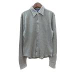 ラルフローレン RALPH LAUREN シャツ ニット 長袖 絹 シルク カシミヤ混 L グレー /MN メンズ