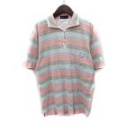 simplisite.SIMPLICITE рубашка-поло олень. . короткий рукав окантовка лен .linen.L многоцветный /YI мужской 