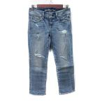  не использовался товар American Eagle AMERICAN EAGLE обтягивающий брюки Denim джинсы повреждение обработка 2 M темно-синий темно-синий /YI *RY женский 