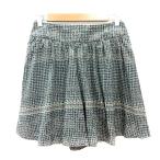  не использовался товар Franche Lippee franche lippee шорты юбка-брюки общий рисунок M зеленый темно-зеленый /MN женский 