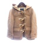  mezzo ndo Lee мех MAISON DE REEFUR полупальто "даффл коут" Short капот подкладка боа 7 минут рукав 36 S бежевый /AU женский 