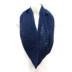 ke- чай ki ширина ta катушка K.T KIYOKO TAKASE палантин muffler шарф снуд вязаный окантовка шерсть темно-синий темно-синий /AU женский 