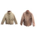 ショッピングアーメン アーメン ARMEN キルティングジャケット リバーシブル スタンドカラー 茶 ブラウン /AU レディース