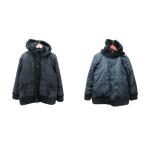 ichinanakyuu двойной ji-179/WG с хлопком жакет капот переключатель вязаный двусторонний проверка 38 M чёрный черный темно-синий темно-синий мужской 