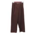 リエディ RE:EDIT ワイドパンツ L 茶 ブラウン /YI ●RY レディース