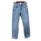 ショッピングzara ザラ ZARA パンツ デニム ジーンズ ダメージ加工 紺 ネイビー /YI レディース