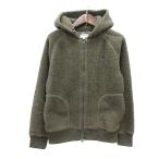 ショッピングジムフレックス ジムフレックス Gymphlex パーカー ジップアップ ボア 刺繍14 M 茶 ブラウン /MN レディース