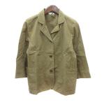 アーメン ARMEN テーラードジャケット シングル ベージュ カーキ /MN レディース